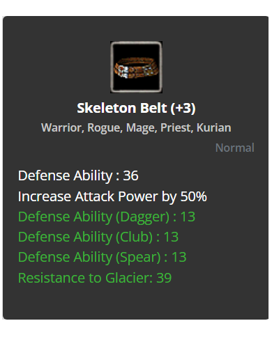 +3 Skeleton Belt