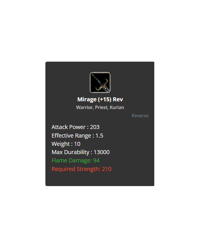 +15 Mirage Sword