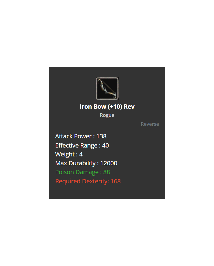 +10 Rev Iron Bow